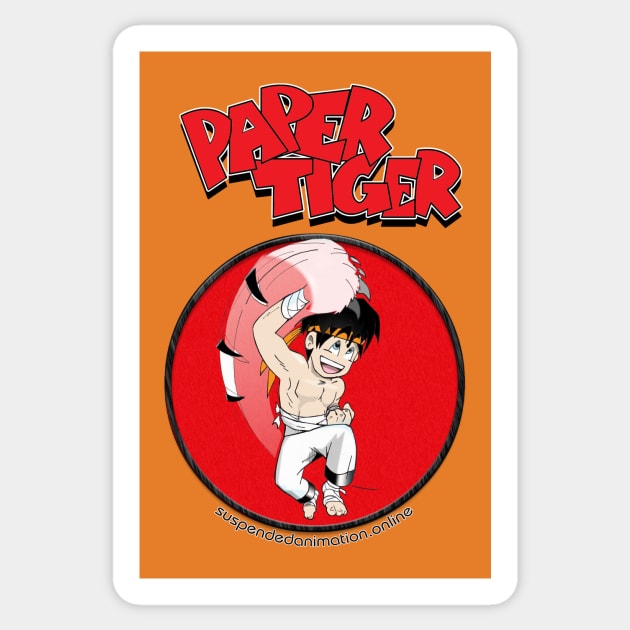 Paper Tiger - Tiger Claw Uppercut Sticker by tyrone_22